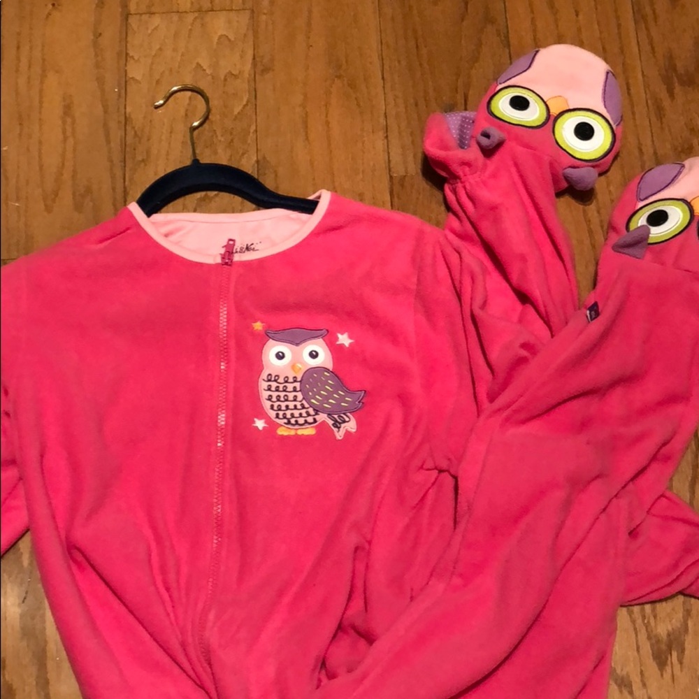 Adult long sleeve owl onesie